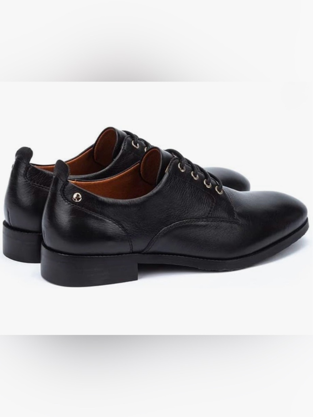 PIKOLINOS Women’s Black Leather Lace-Up Flats Size 41= US Size 10 - Picture 3 of 16
